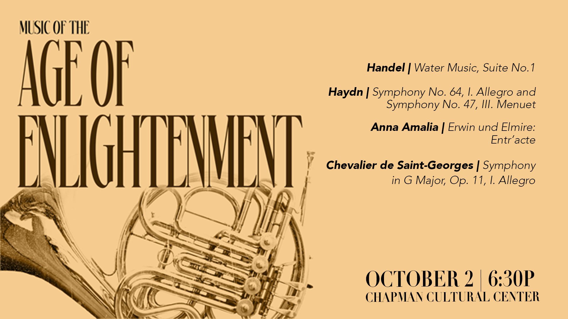 Music from the Age of Enlightenment — Spartanburg Philharmonic